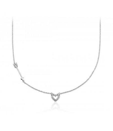 Palazo Jewellery Arrow & Heart Necklace