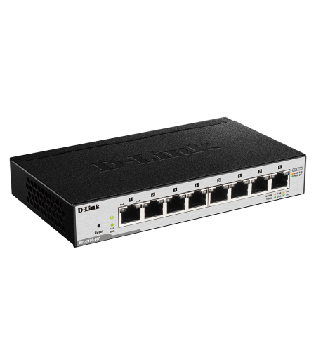 DLINK DGS-1100-08P 8 PORT GIGABIT POE MANAGEABLE NETWORK SWITCH