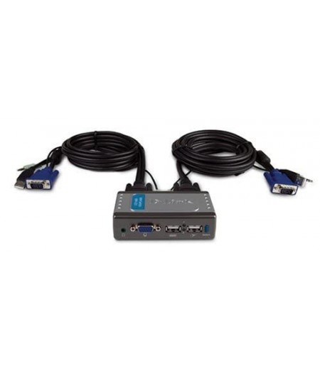DLink KVM SWITCH D-LINK 2 PORT USB WITH AUDIO SUPPORT | KVM-221