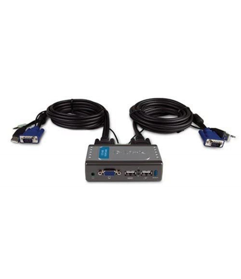 DLink KVM SWITCH D-LINK 2 PORT USB WITH AUDIO SUPPORT | KVM-221