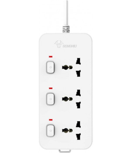 GONGNIU D3030-5M 3SOCKETS POWER EXTENSION