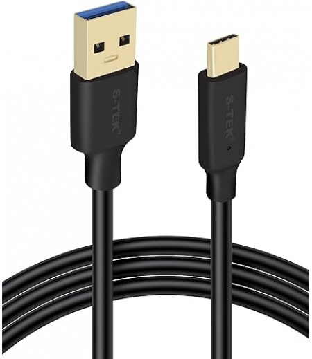 S-TEK USB 3.0 TO TYPE-C 3A Fast Charging Braided Charge CABLE -5METER